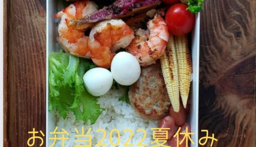 【夏休みに作ったお弁当 2022】小学生、中学生男子の置き弁当